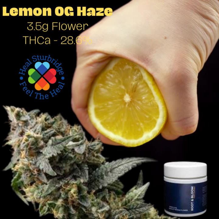 Social - Lemon OG Haze 3.5g Flower THCa - 28.6%